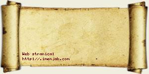 Isidora Mijalković vizit kartica